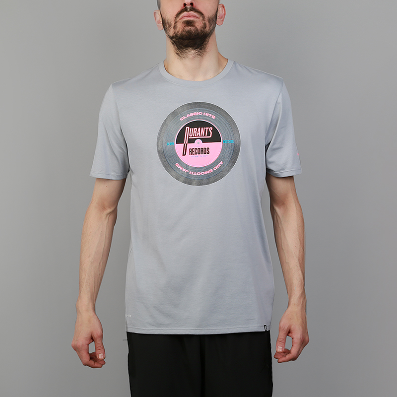 мужская серая футболка Nike Dry KD T-Shirt AJ2802-012 - цена, описание, фото 1